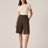 Geruite Tailored bermuda