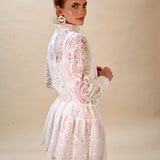 Romantische kanten korte jurk