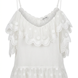 Romantische Off-White Top