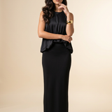Zwarte Elegante Jurk