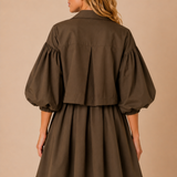 Donkergroene Tweedelige Set – Elegantie met een Moderne Twist