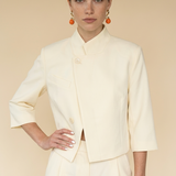 Ivory Elegance Blazer