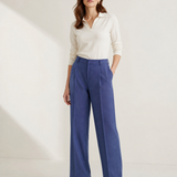Dames Pantalon met Rechte wijde pijp