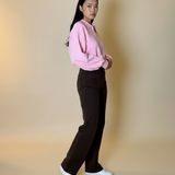 Chocolade kleur jeans