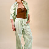 Lichtgroene frisse zomer set