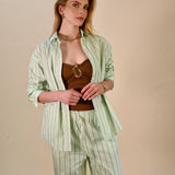 Lichtgroene frisse zomer set