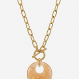 Schakelketting met Marmerlook Hanger