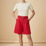 Rode Midi Shorts