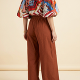 Terracotta Wide Leg Pantalon