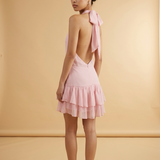 Blush Ruffle Pink Jurk
