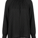 Polkadot Blouse met Strik & Kant