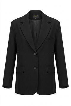 Zwarte Oversized Blazer Elegance