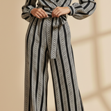 Streep patroon setje